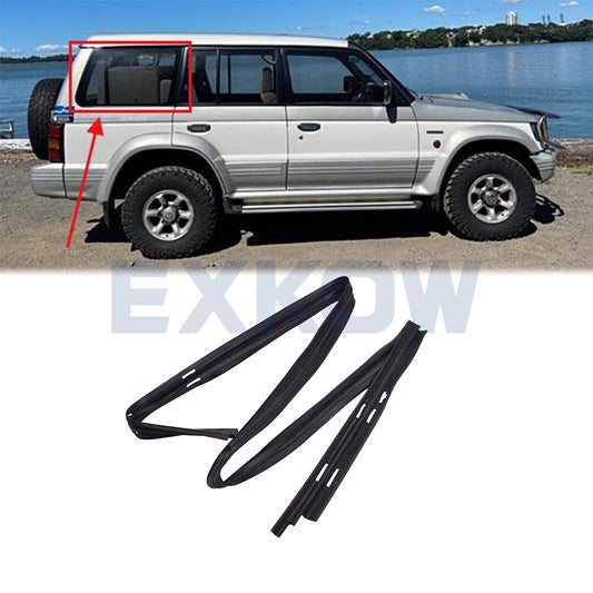 ya 2 6.27 Rear Right Side Window Glass Runchannel Sealing for Pajero II 1990-2004 MB677564