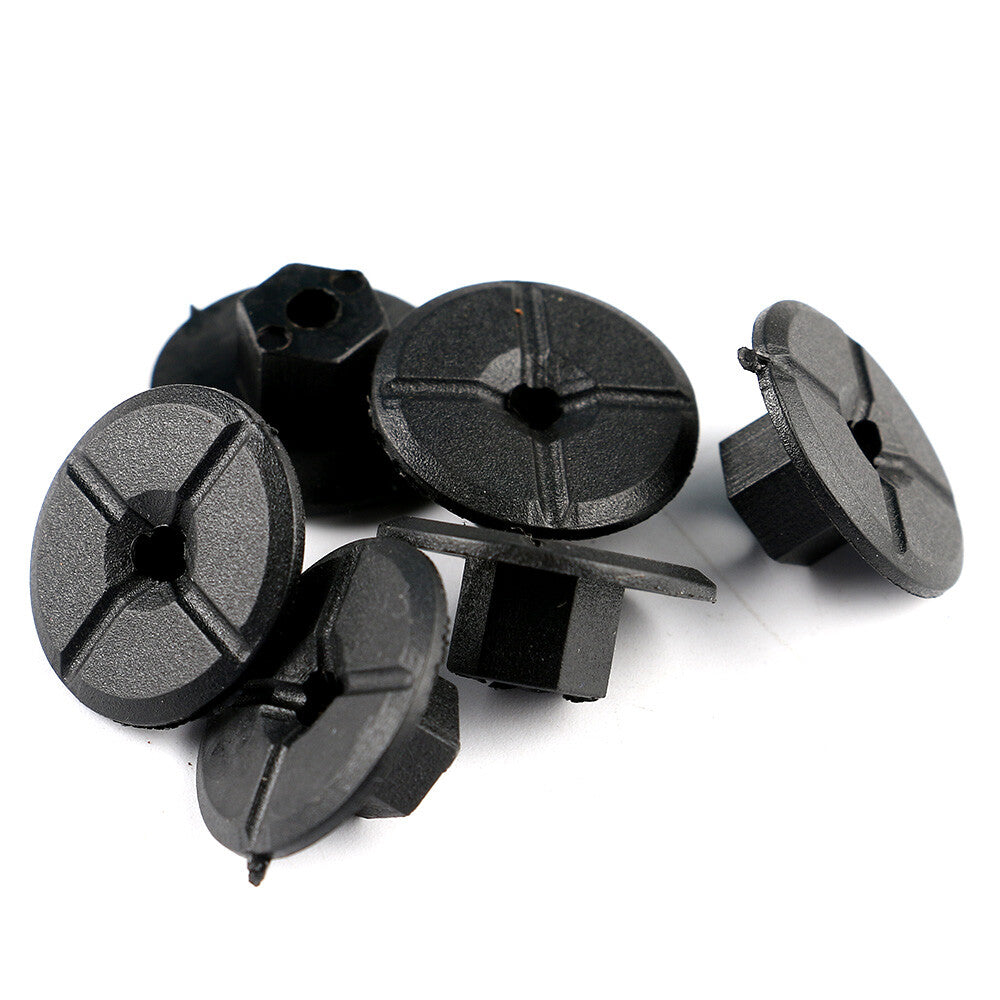 ya 5 8.7 Set of 10 Fender Liner Plastic Nuts 4.2mm Black for Mercedes W201BMW A2019900050
