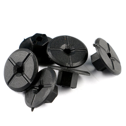 ya 5 8.7 Set of 10 Fender Liner Plastic Nuts 4.2mm Black for Mercedes W201BMW A2019900050