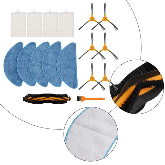 ya 25 17 Piece Replacement Parts for Honiture Robot Vacuum Cleaner Accessories