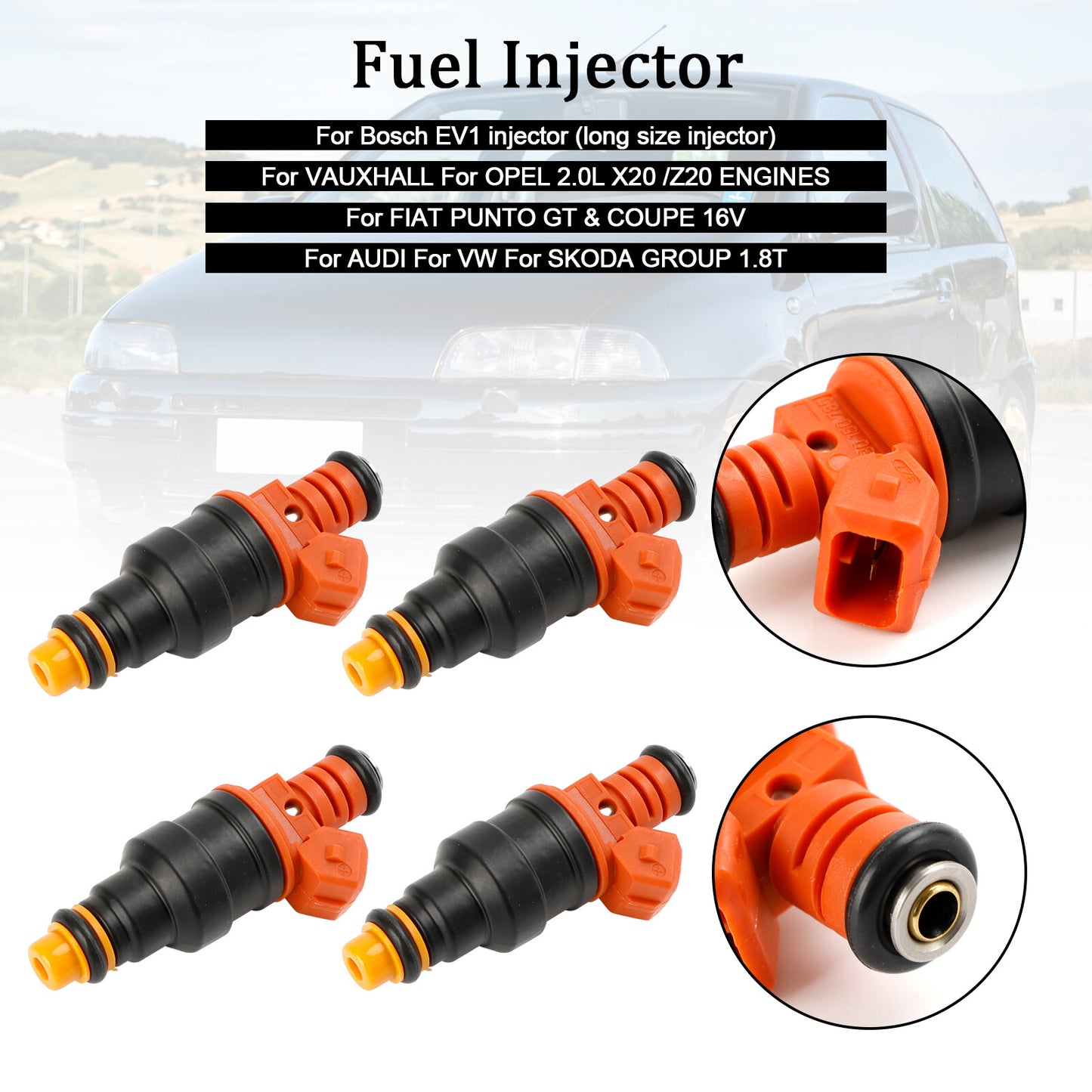 ya 1 8.5.2 4PCS 310CC Fuel Injector 0280150785 for Vauxhall for for Audi for