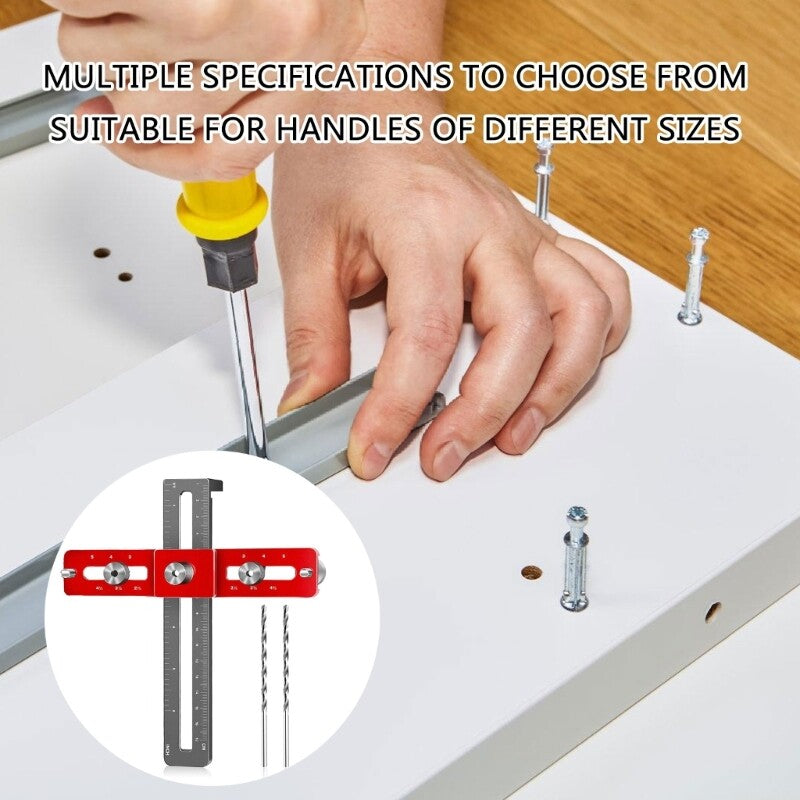 ya 17 Aluminum Drill Guide Sleeve Cabinet Hardware Jigs Drawer Pull Jigs Tool