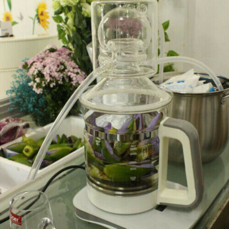 ya 26 Distiller Pure Dew Machine Essential Oil Refining Electric Heating Extraction B#
