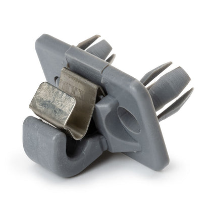 2x Sun Visor Gray Clip Holder 8U0857562A for Audi A3 S3 for A4 S4 A5 S5 Q3 Q5