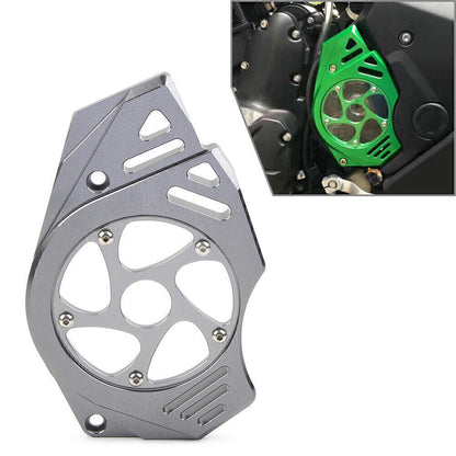 ya 5 8.7 CNC Front Chain Sprocket Cover Guard Fit for Kawasaki ER6N ER6F 2006-2017 Grey