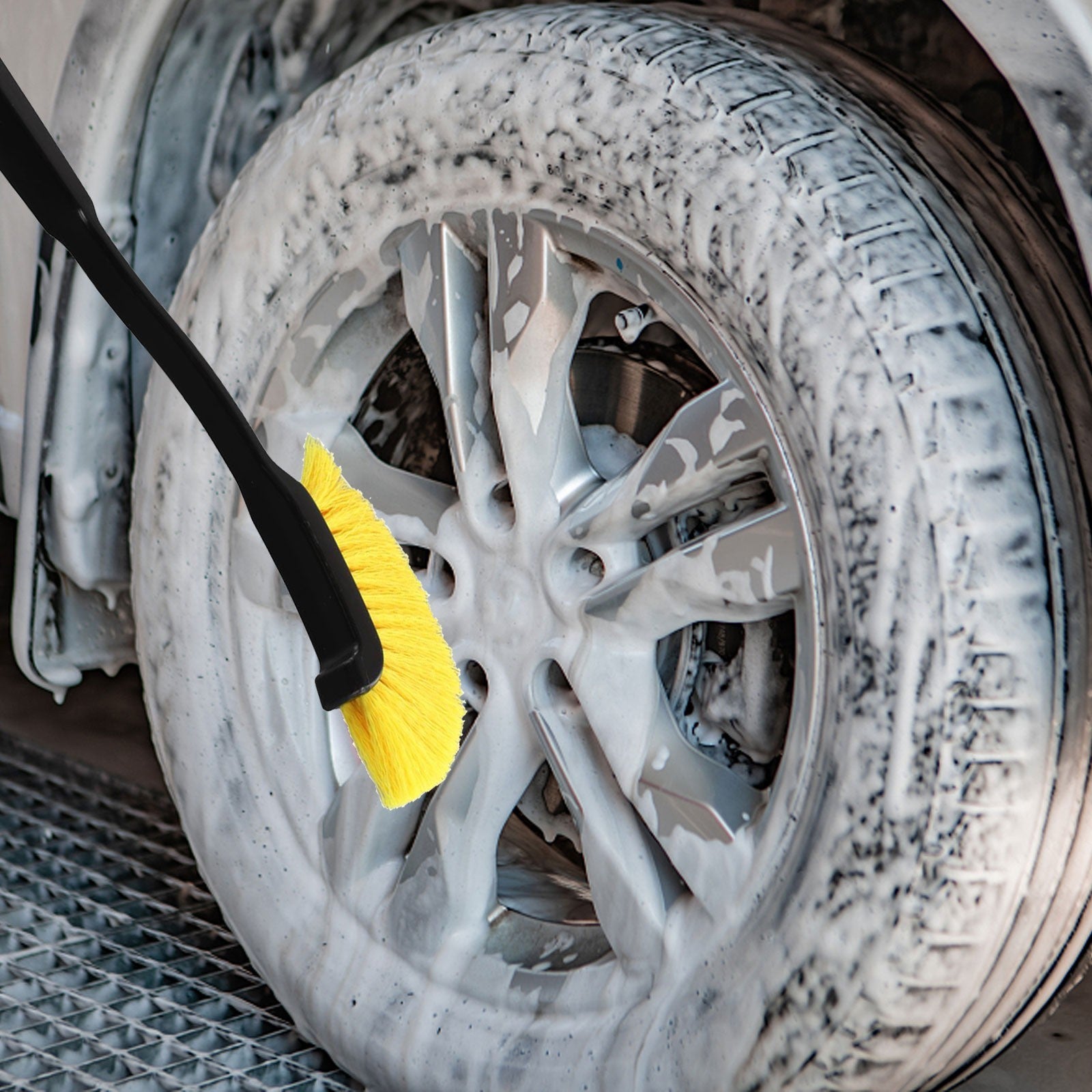 ya 14 Car Wheel Rim Detailing Brush Truck Wheel Wash Detail Brushes Cleaner Tools
