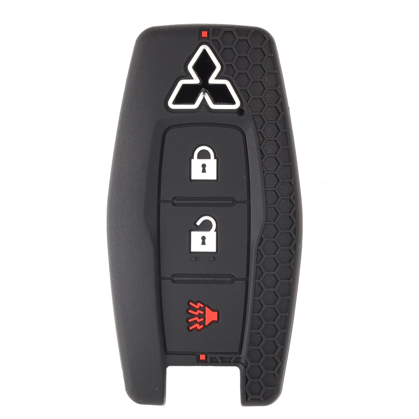 ya 5 8.7 Key Fob Ring Cover Case Holder 3 Button for Mitsubishi for Outlander 2022 2023 2024
