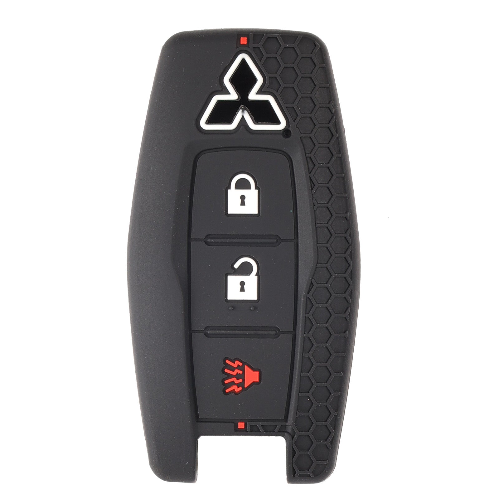 ya 5 8.7 Key Fob Ring Cover Case Holder 3 Button for Mitsubishi for Outlander 2022 2023 2024