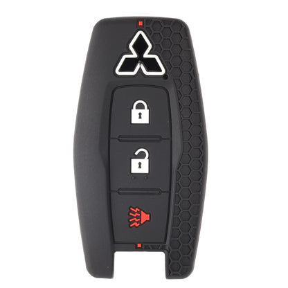 ya 5 8.7 Key Fob Ring Cover Case Holder 3 Button for Mitsubishi for Outlander 2022 2023 2024