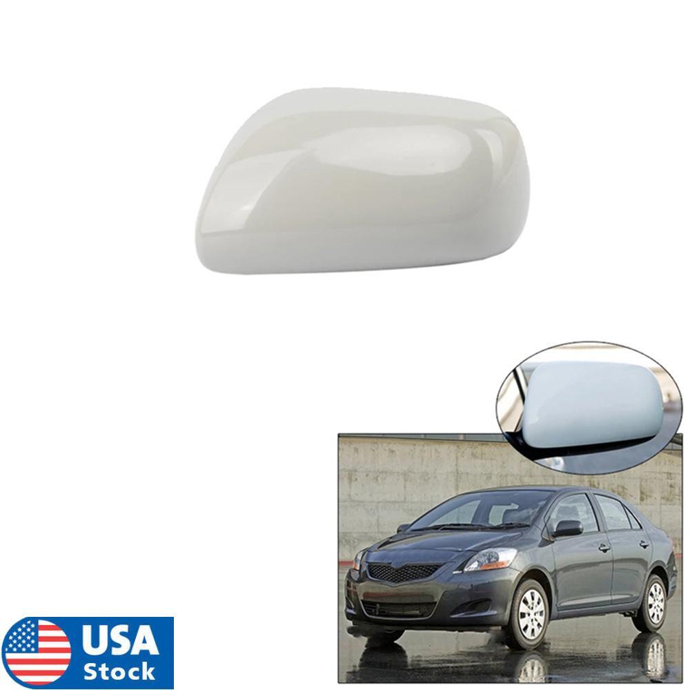 ya 2 6.29 Left Driver Side Wing Door Mirror Cover Cap Unpainted for Toyota Yaris 2007-2013