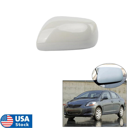 ya 2 6.29 Left Driver Side Wing Door Mirror Cover Cap Unpainted for Toyota Yaris 2007-2013