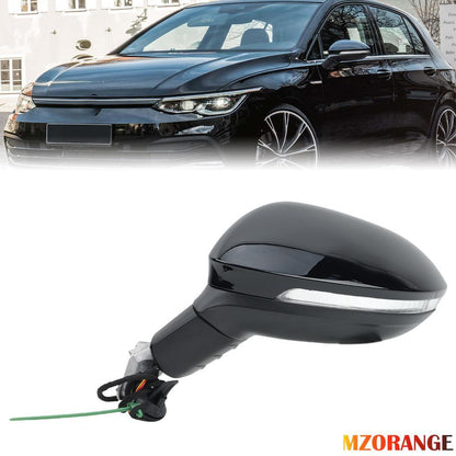 ya 1 8.12 baidi for VW for Golf 8 MK8 20-24 Links Au?enspiegel Spiegel Elektrisch Heizung Schwarz