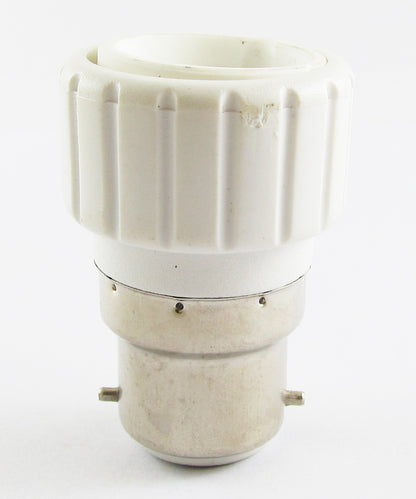 ya 14 10x B22 Male to GU10 Female Socket Base LED Halogen CFL Light Bulb Lamp Adapter