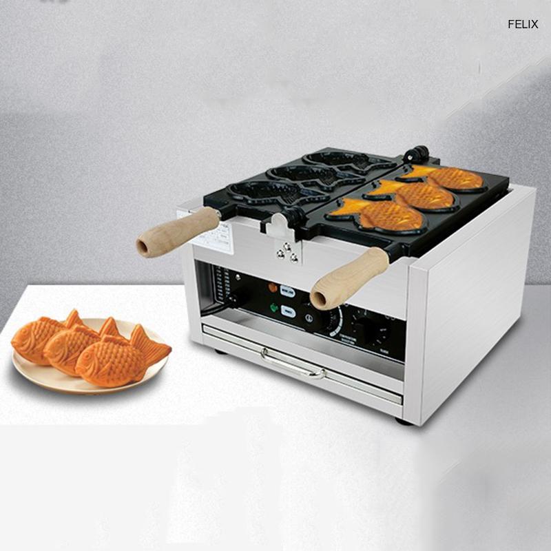 ya 25 2500W Ice Cream TaiyakiElectric Waffle Maker 220V Open Pouth Taiyaki Machine