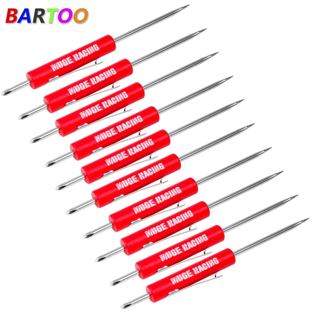 ya 28 10x Red Mini Pocket Screwdriver Phillips & Flat Head Tip with Magnet and Clip