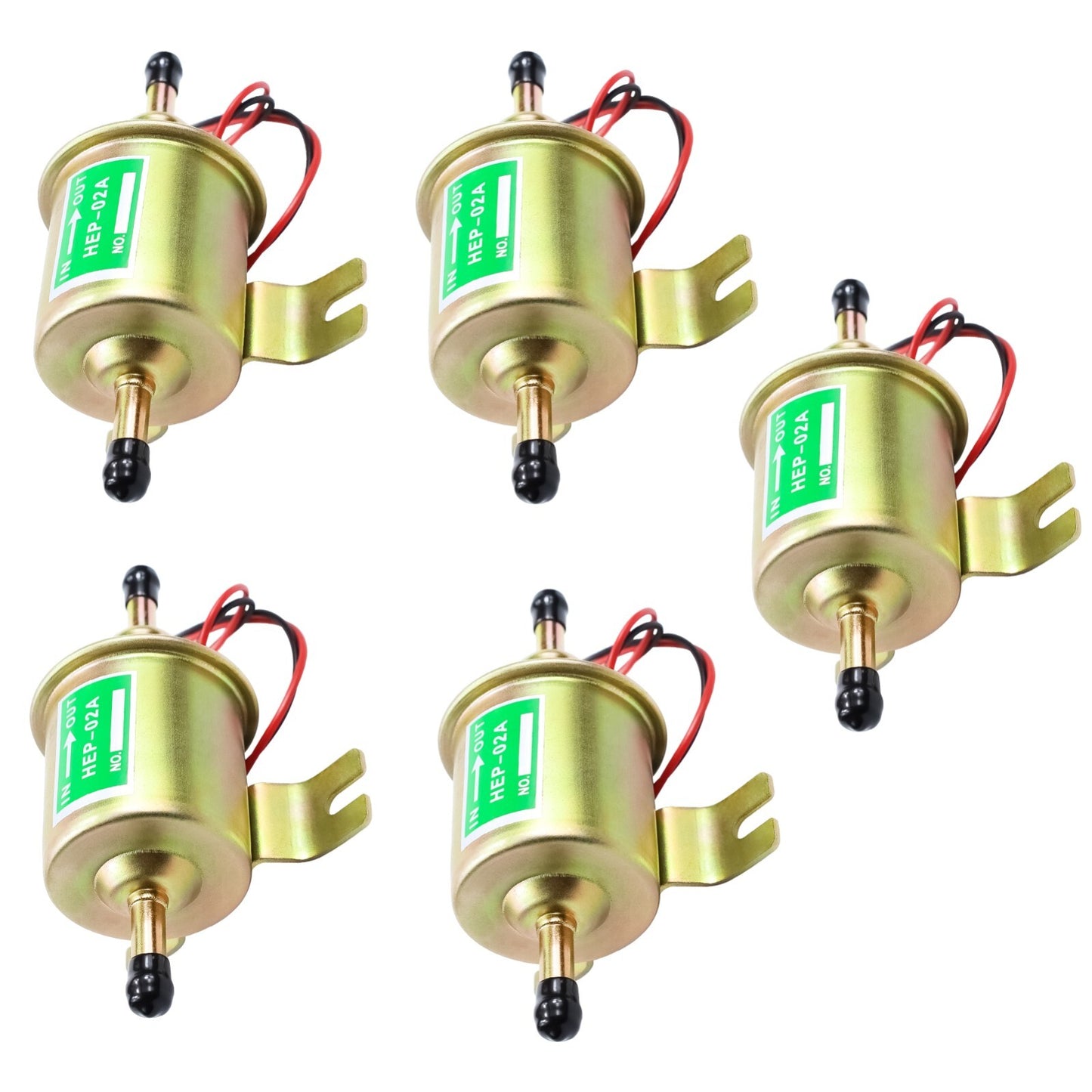 ya 27 7.2 5xElectric Fuel Pump for Lawn Mower Carburetor Gas Diesel Engine 2.5-4psi HEP-02