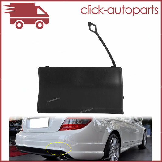 ya 27 6.18 Rear Bumper Tow Hook Cover Cap Unprimed for Mercedes W204 C280 C300 C350 C63 AMG