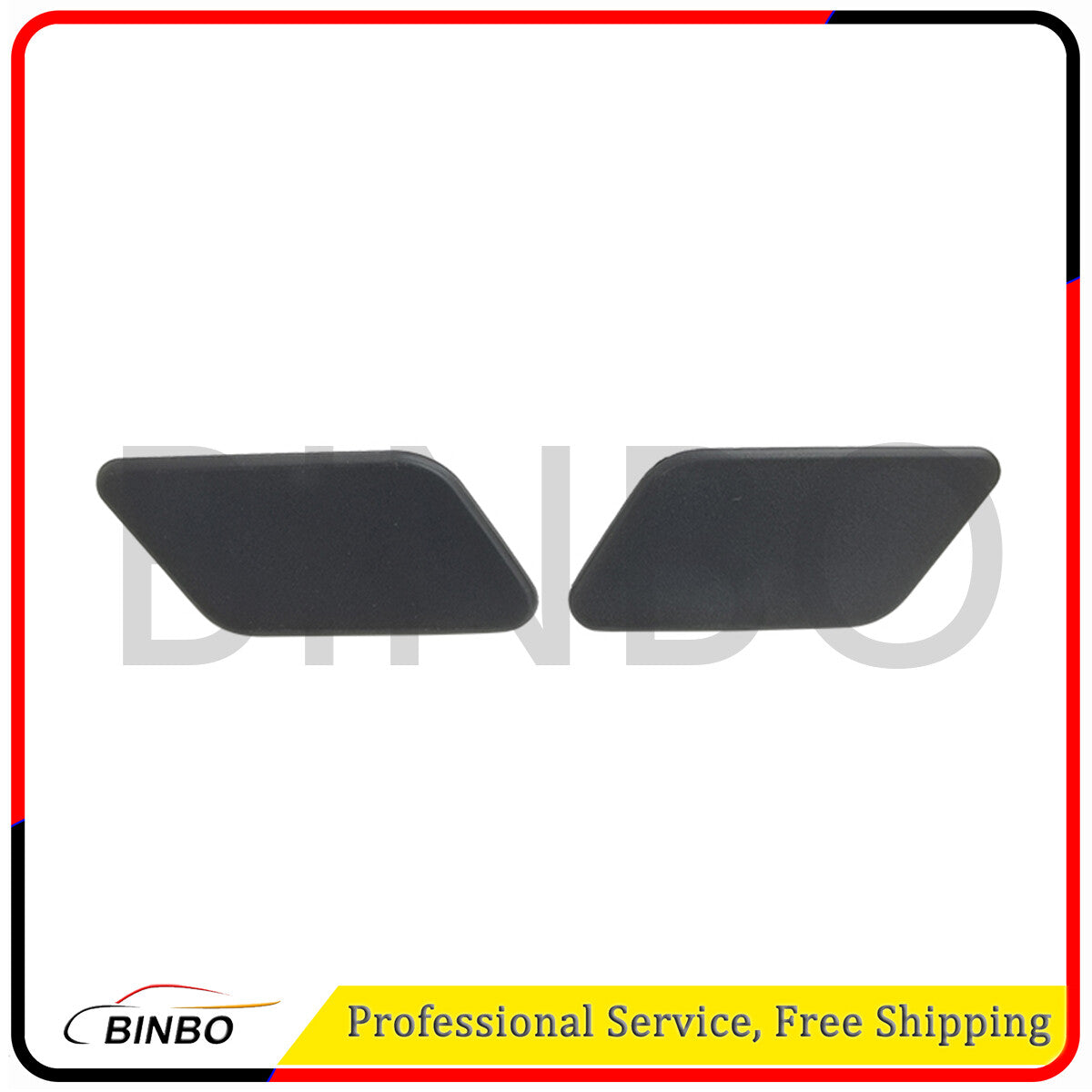 ya 27 6.18.2 2Pcs Bumper Headlight Lamp Washer Cap Cover Fit for BMW X3 F25 2011 - 2014