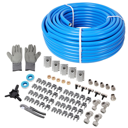 ya 28 200ft 3/4 PEX-AL-PEX Air Compressor Tubing Blue Kit Accessories