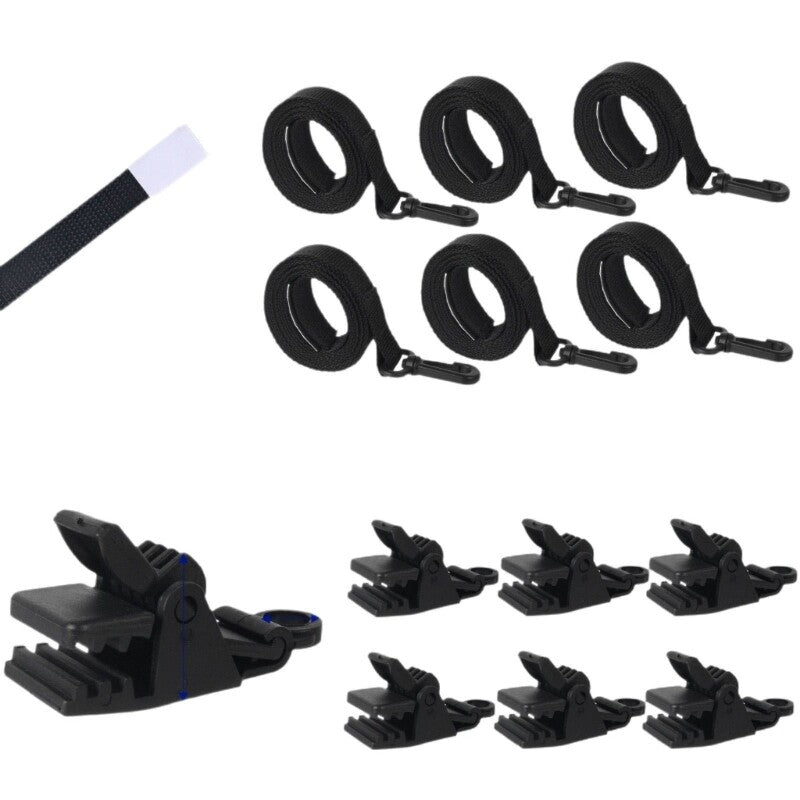 ya 14 Solar Cover Reel with Plastic Clip and Band Adjustment Hook Nonslip Fastening