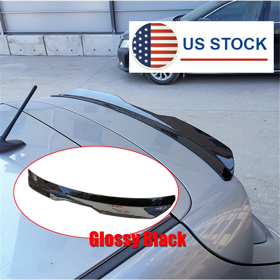 ya 3 6.25.3 39 inch glossy black ABS car rear roof boiler lip sticker suitable for hatchback SUV MPV