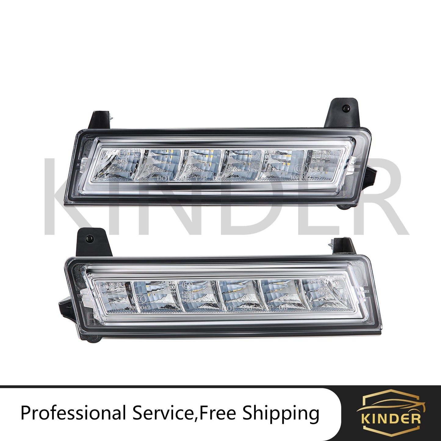 ya 13 5.27.2 Fit For 2010-2012 for Mercedes-Benz ML350 Daytime Running Lights Left & Right Side