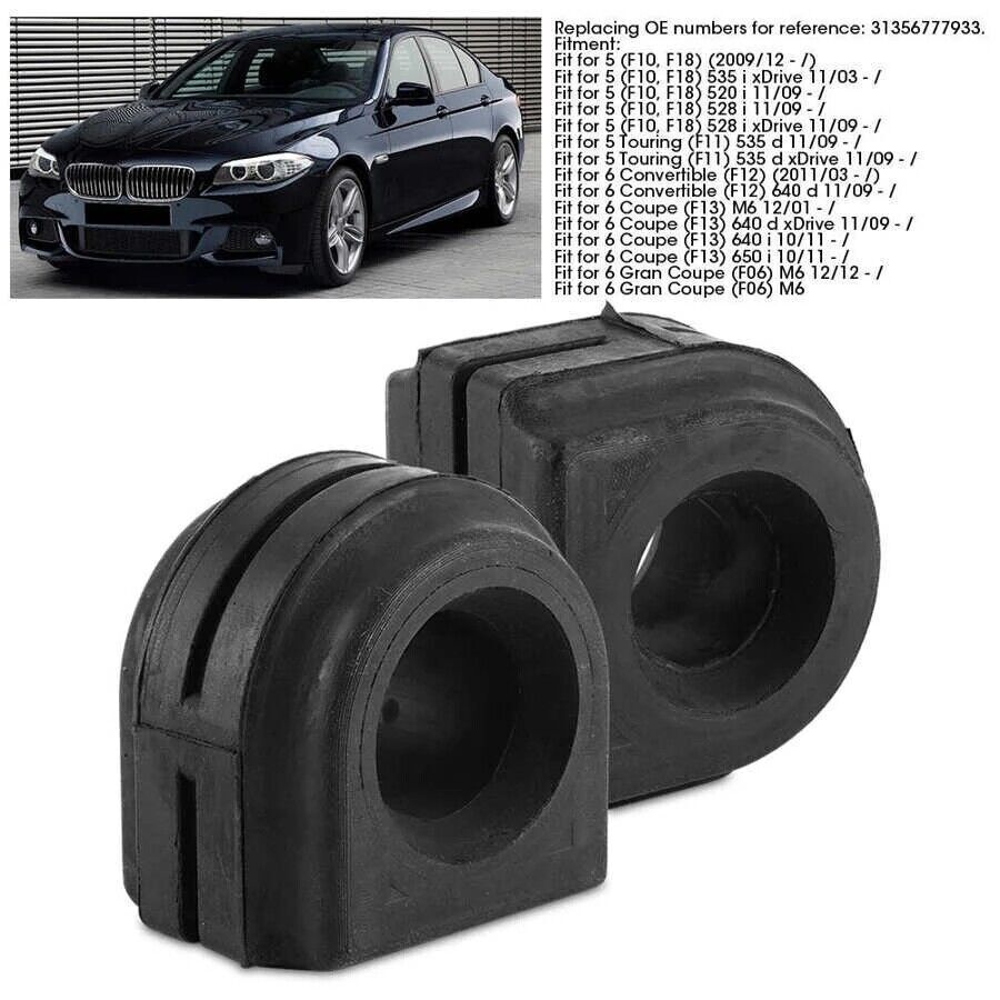1 pair front stabilizer rocker bushing for BMW 650i 640i 530i 31356777933