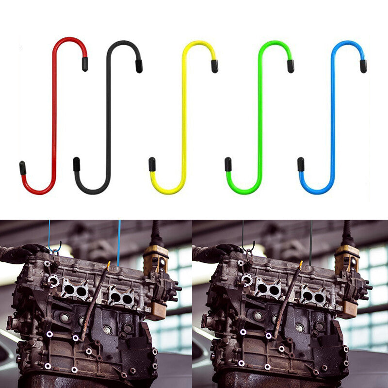 ya 2 7.15 2Pcs Brake Caliper Hanger Hooks Powder Coated Steel Multicolor (2 Piece Set)