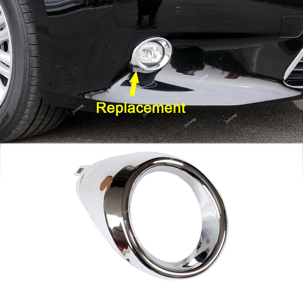 ya 13 5.27.2 1X Right Front Fog Light Chrome Cover Bezel Ring for Lexus ES300h ES350 13-15