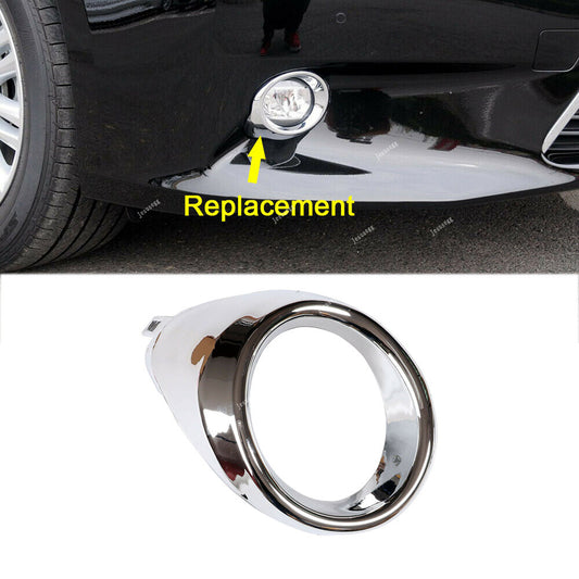 ya 13 5.27.2 1X Right Front Fog Light Chrome Cover Bezel Ring for Lexus ES300h ES350 13-15