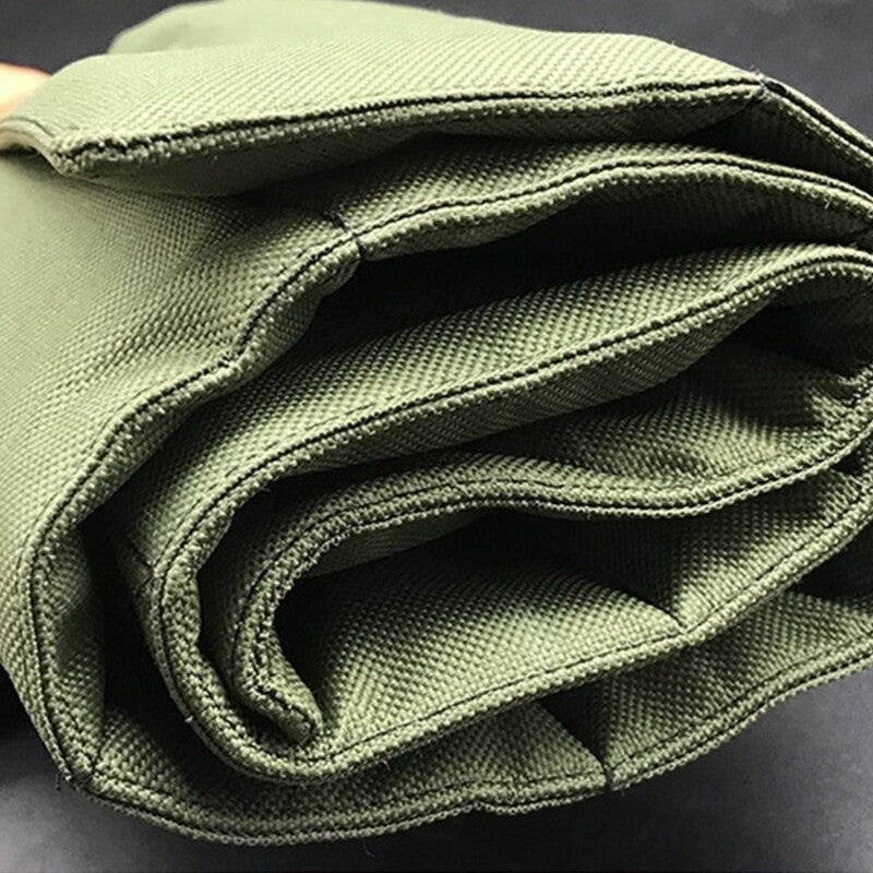 ya 26 Bonsais Tool Storage Bag Canvas Roll 10 Pocket Organizers for Gardeners