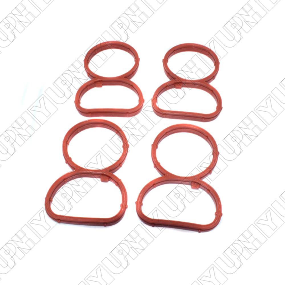 ya 5 8.7 4Pcs Intake Manifold Gaskets 11617801438 for BMW E81 E82 E87 E90 E91 E93 E60 E61