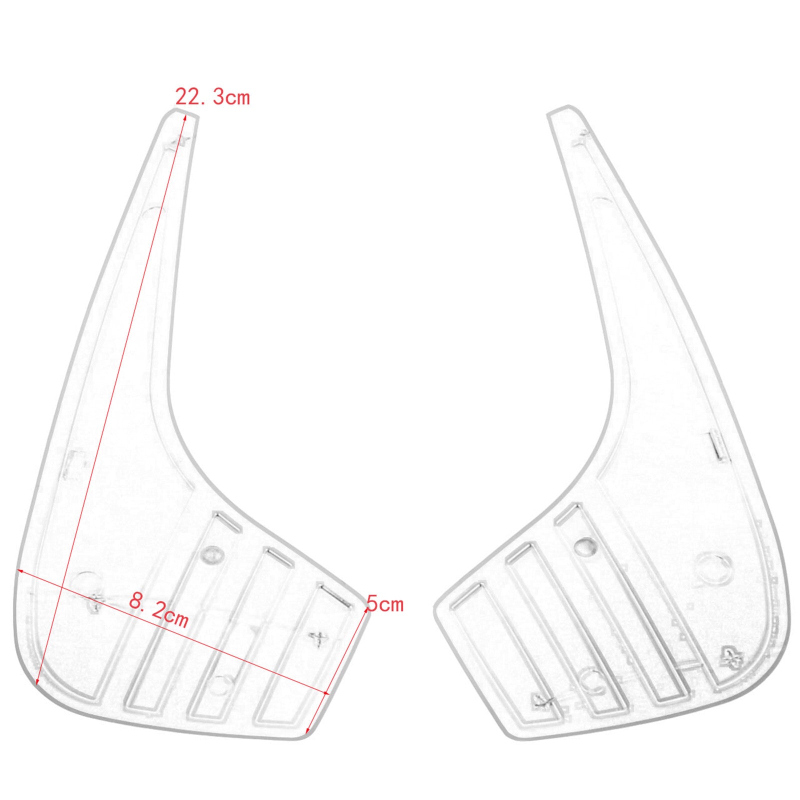 ya 5 8.7 Chrome Motorcycle Tri-Line Fairing Accents Fit for Harley Electra Glide Trike