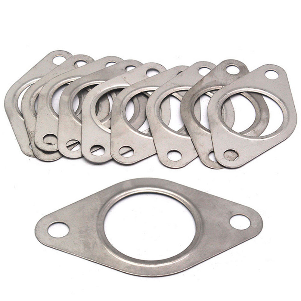 ya 5 8.7 10PCS Stainless Steel WASTEGATE DUMP PIPE TUBE FLANGE GASKET 35MM/38MM