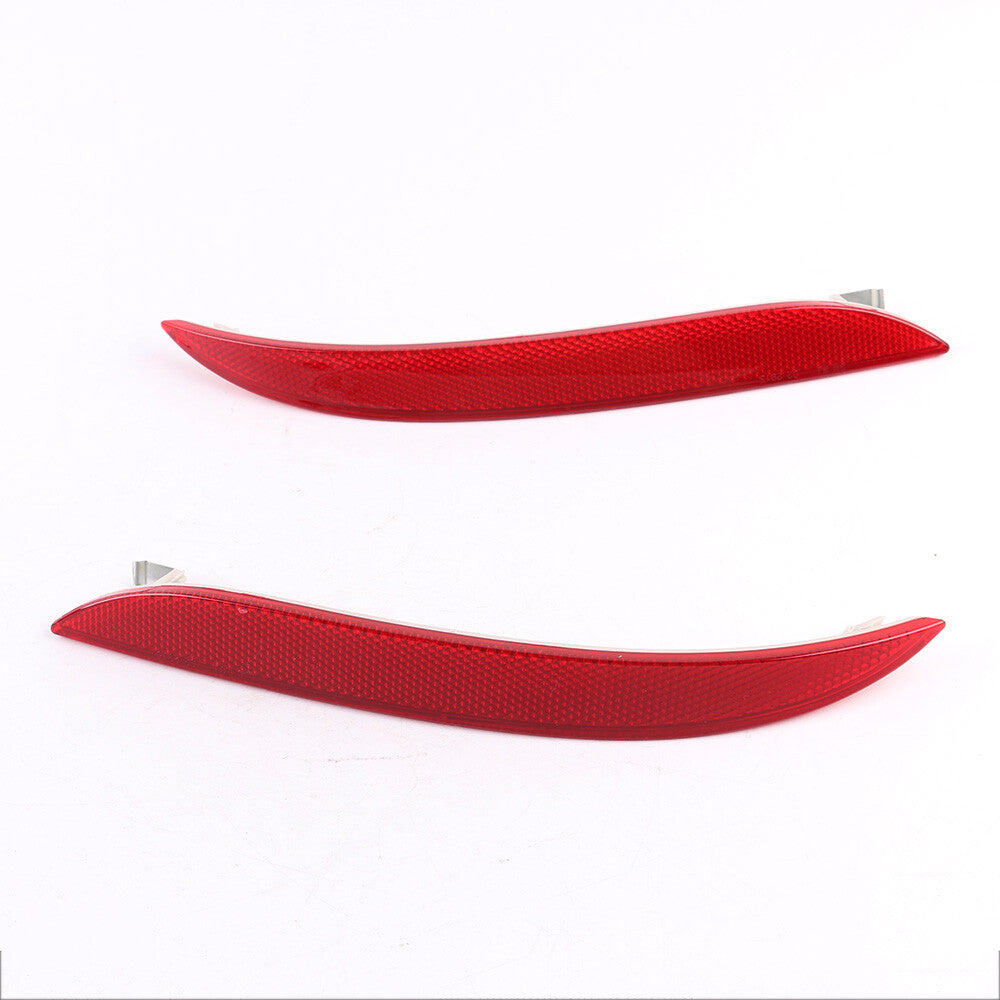 ya 27 6.21 Left & Right Rear Bumper Reflector Red for BMW E60 E61 528i 535i 550i 2008-2010