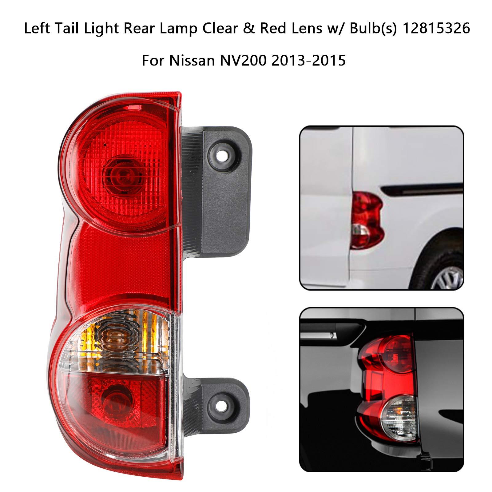 ya 1 8.12 baidi Left Tail Light Rear Lamp Lens w/ Bulb(s) 12815326 For NV200 2013-18