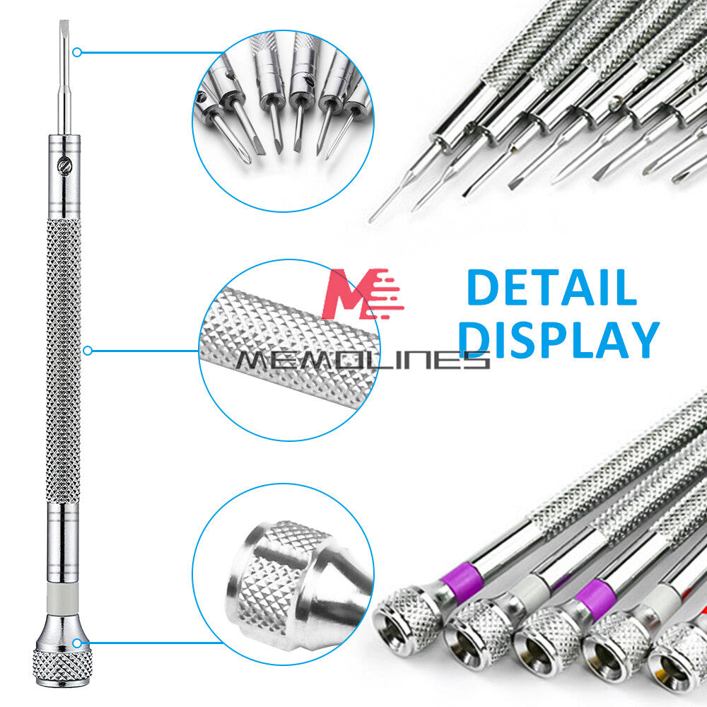 ya 26 8X Pision Screwdriver Set 0.6-1.6mm for Watch Jewelry Electronics Repair