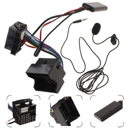 ya 5 8.7 AUX Music for Audio Line Car Amplifier Wiring Kits Stereo Harness Adapter