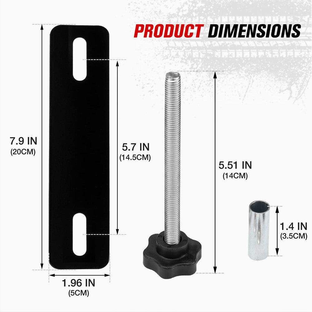 ya 5 8.7 Mounting Hardware Pins Kit for Traction Boards for Recovery Tracks 4.72 ~6.69