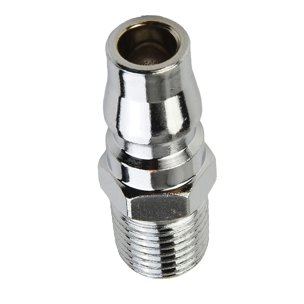 ya 14 Thread Adapter Air Fitting Coupling Silver Thread (20PM) W:15 H:15 L:50