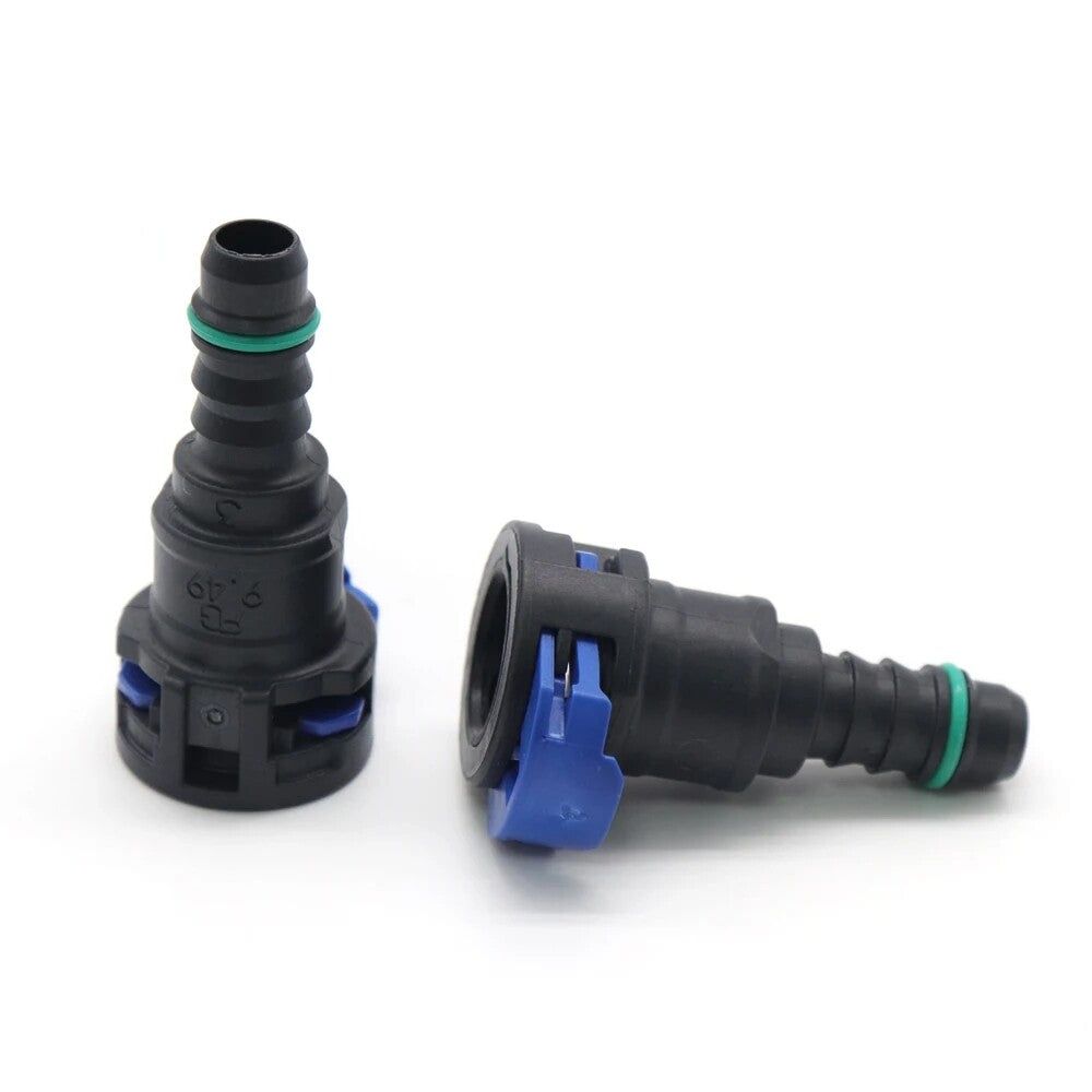 ya 5 8.7 2PCS 9.49mm ID8 10x8 180¡ã New Fuel Line Hose Pipe Quick Release Female Connector