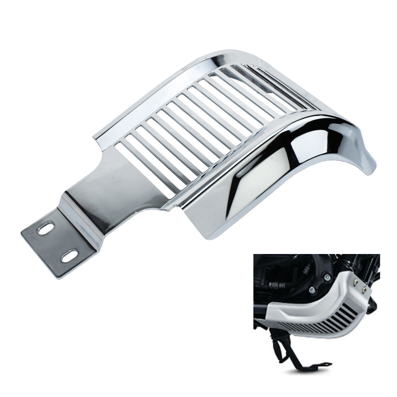 ya 27 7.20 Chrome ABS Engine Chassis Guard Protector for Harley Sportster 883 1200 48 72