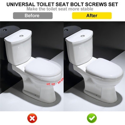 ya 14 Metal Toilet Tank Bolt Kit Fixing Screws for Secure Toilet Cover Installation