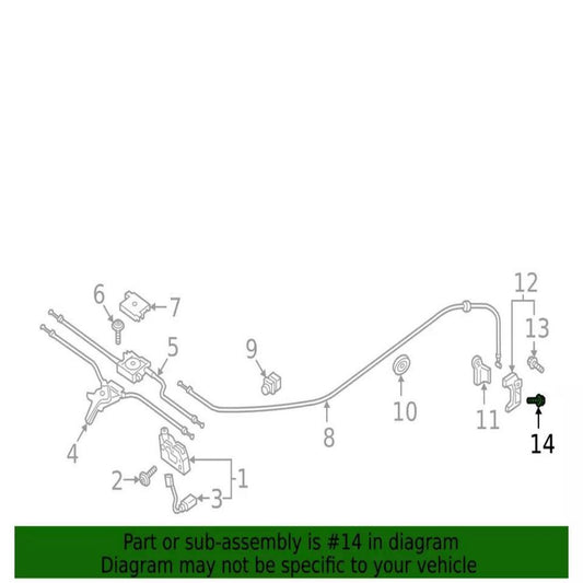 ya 5 6.15 N10741401 Bracket Mount Bolt for Audi All Models