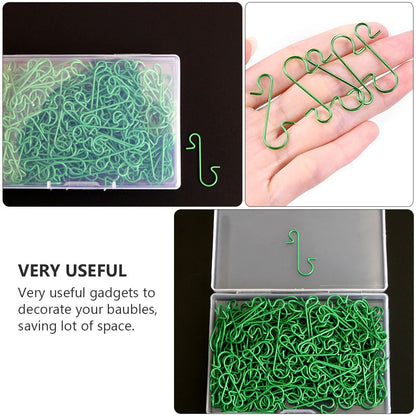 ya 25 300 Pcs Or ment Hangers Hooks Tree Decoration Accessories