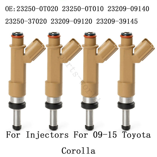 ya 1 7.2 4 fuel injectors suitable for 09-15 for Toyota for COROLLA Matrix for Scion XD FJ1068 23250-0T020