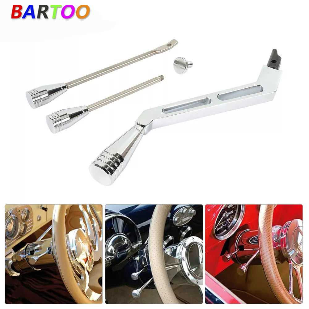 ya 12 5.22 Polished Billet Aluminum Shifter Turn Signal Lever Hazard Tilt Kit for Column