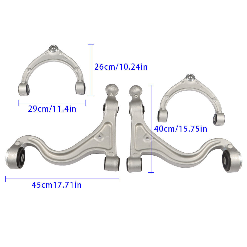 ya 10 10.28 The new front upper lower control arm kit is suitable for 2010, 2011, 2012,