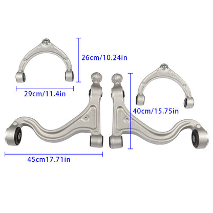 ya 10 10.28 The new front upper lower control arm kit is suitable for 2010, 2011, 2012,