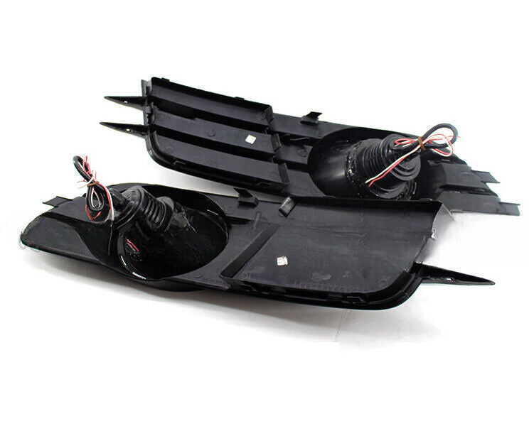 ya 5 8.7 Left&Right Lower Bumper Grille Grill Cover Fog Light Set for Audi A6 C7 2012-15